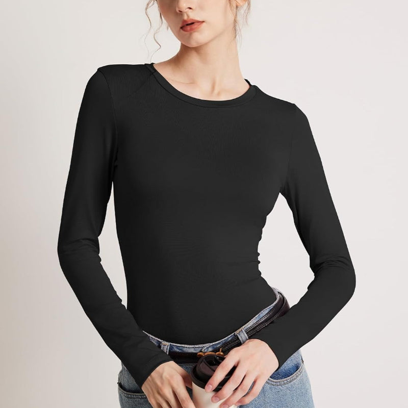 Women's Long Sleeve Crop Tops