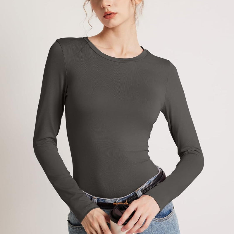 Women's Long Sleeve Crop Tops