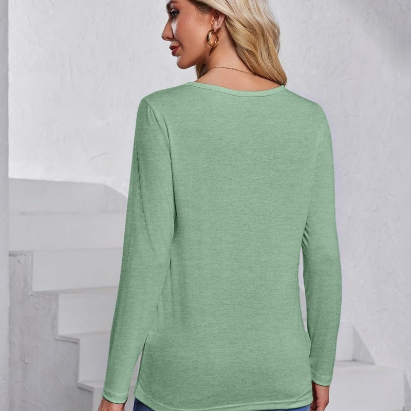 Women's 3 Pack Long Sleeve Crewneck Tee – Spring Casual