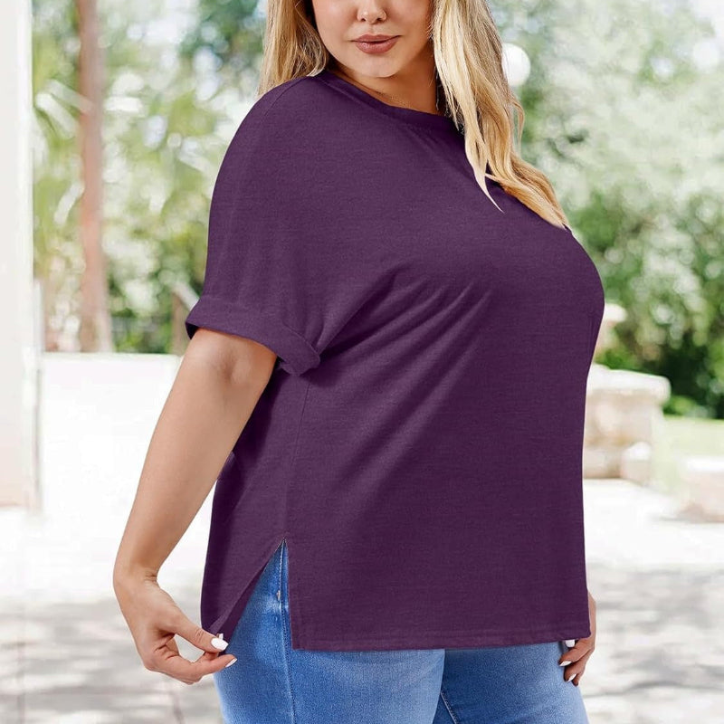 Plus Size Women's Summer Oversized Tee – XL-5XL